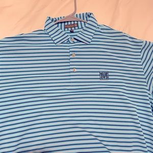 Peter Millar Golf Shirt with Country Club Logo Like New